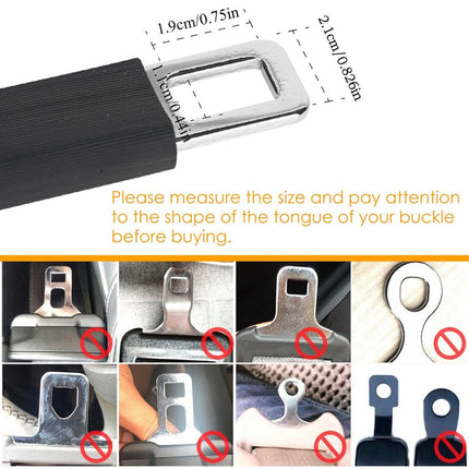 2-Pack: Car Seat Belt Extender