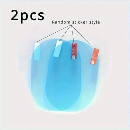 2-Pack: Car Waterproof Transparent Film Rearview Mirror Protection
