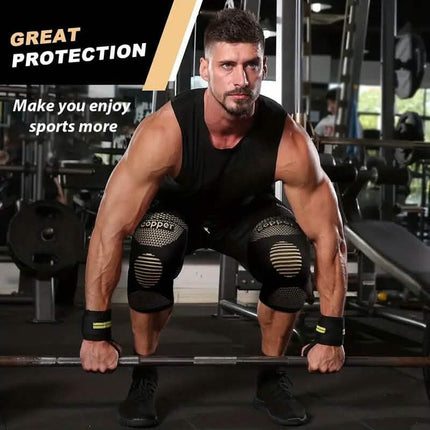 2-Pack: Copper Compression Knee Brace