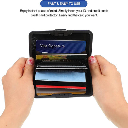 2-Pack: Credit Card Holder Slim Mini RFID Blocking