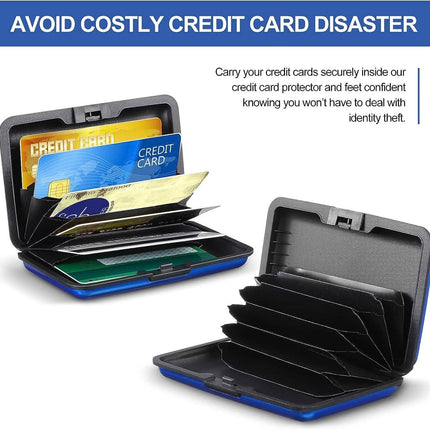 2-Pack: Credit Card Holder Slim Mini RFID Blocking