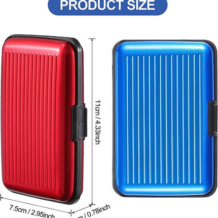 2-Pack: Credit Card Holder Slim Mini RFID Blocking