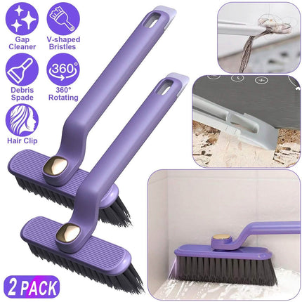 2-Pack: Crevice Cleaning Brush Stiff Bristle Brush Gap Cleaner