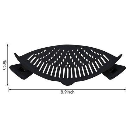 2-Pack: Easy Snap On Heat Resistance Silicone Kitchen Strainer