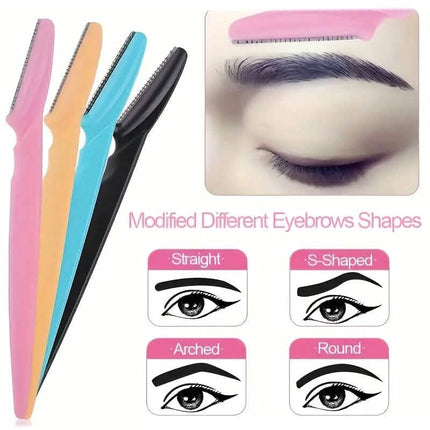 2-Pack: Eyebrow Razor Shaper Shaving Grooming Kit