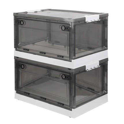2-Pack: Foldable Storage Bins Collapsible Storage Box Organizer