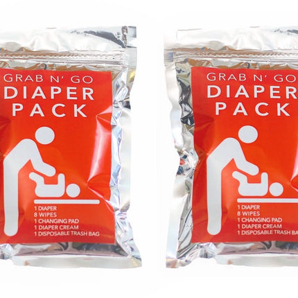2-Pack: Grab N' Go Diaper Pack