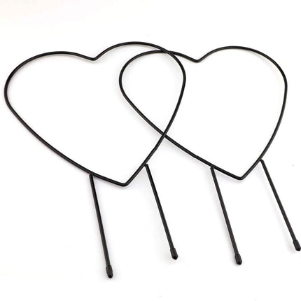2-Pack: Heart-Shaped Plant Support Stake