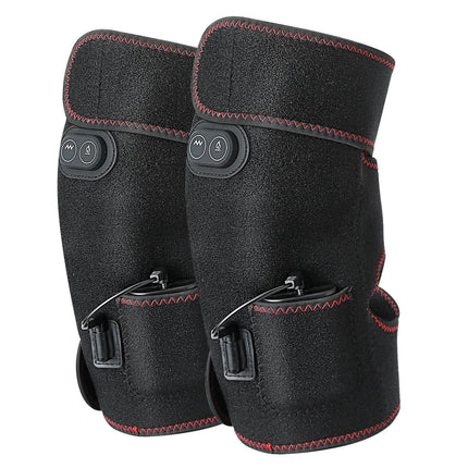 2-Pack: Heated Knee Massage Wrap