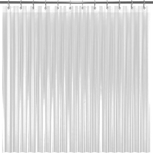 2-Pack: Hotel-Quality Heavy Shower Curtain Liner with Metal Grommets + Magnets