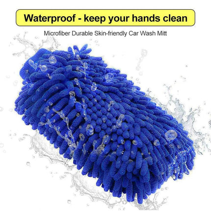 2-Pack: Large Size Microfiber Car Wash Mitt