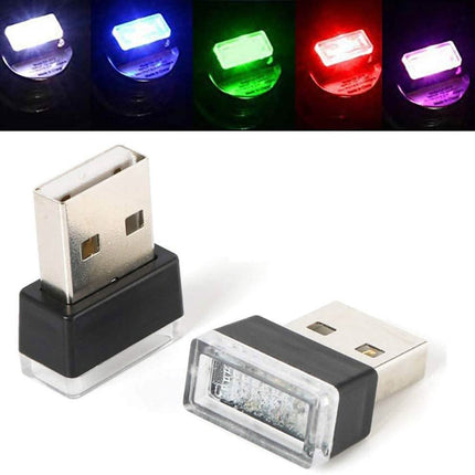 2-Pack: LED Mini Light Car Interior Wireless Atmosphere Light