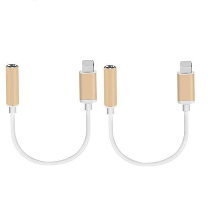 2-Pack: Lightning to Headphone Jack Adapter