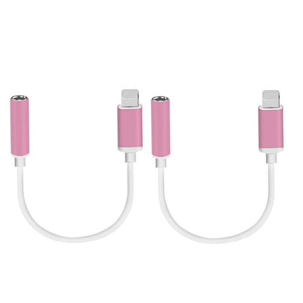2-Pack: Lightning to Headphone Jack Adapter