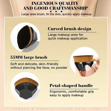2-Pack: Liquid Foundation Makeup Brushes