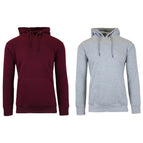 Burgundy/Heather Gray / S