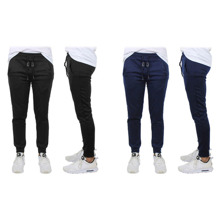 2-Pack: Men's Slim-Fit French Terry Jogger Lounge Pants