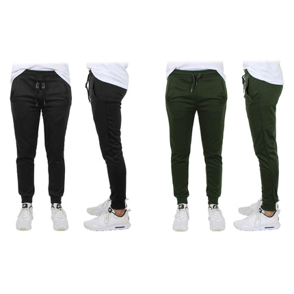 2-Pack: Men's Slim-Fit French Terry Jogger Lounge Pants