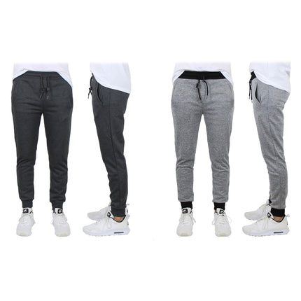2-Pack: Men's Slim-Fit French Terry Jogger Lounge Pants