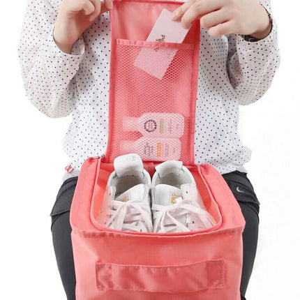2-Pack: Portable Waterproof Travel Shoes Storage Bag