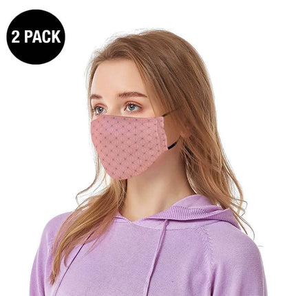 2-Pack: Reusable Ear Loop Face Mask