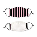 Pink/Black Stripes