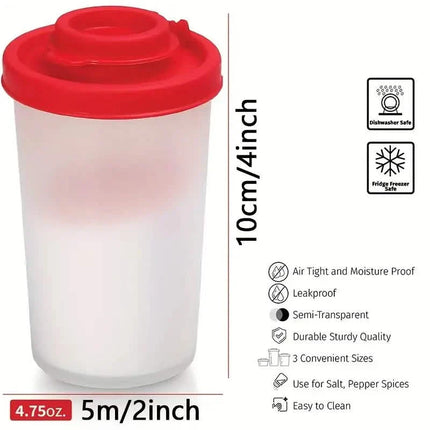 2-Pack: Salt and Pepper Shakers Moisture Proof Set