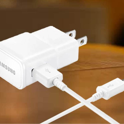 2-Pack: Samsung Adaptive Fast Charger with 4 Foot USB-C Cable