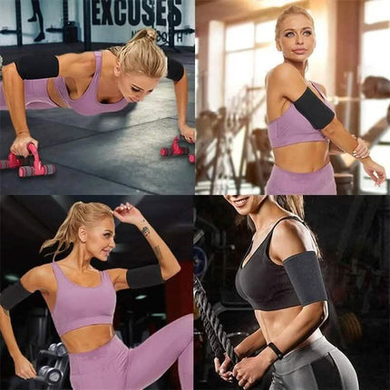 2-Pack: Slim Arm Trimmer Sauna Sweat Band For Women