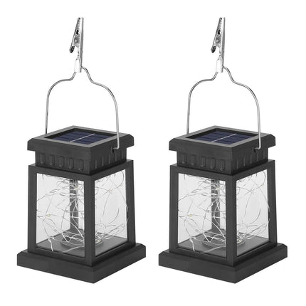 2-Pack: Solar Powered Hanging Lights 30 LED Beads