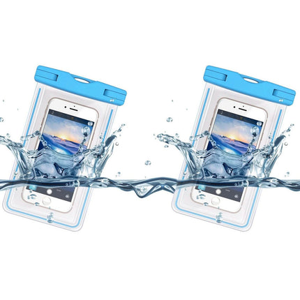 2-Pack: Universal Cell Phone Waterproof Dry Bag Case