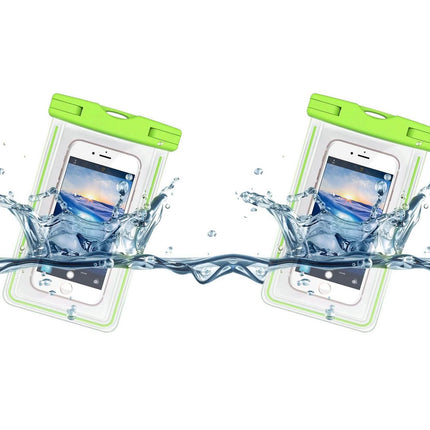 2-Pack: Universal Cell Phone Waterproof Dry Bag Case