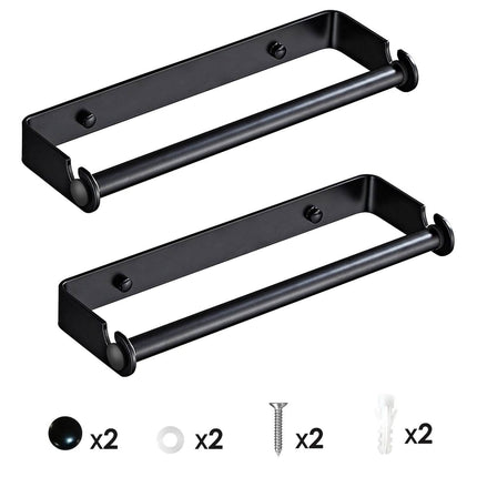 2-Pack: Wall Mounted Paper Towel Holder Under Cabinet