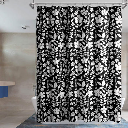 2-Pack: Water-Proof Printed Peva Shower Curtain