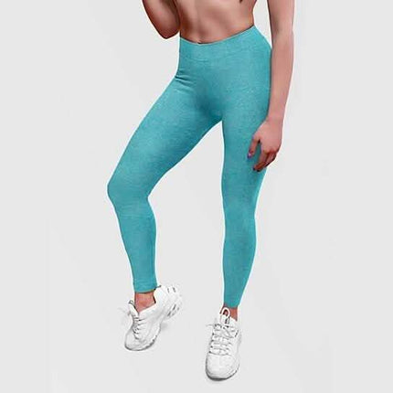 2-Pack: Women's Space Dye Seamless Ankle Length Lightweight Leggings