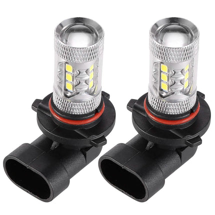 2-Piece: 980LM 80W 9006 HB4 LED Fog DRL Light Bulb
