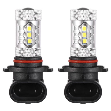 2-Piece: 980LM 80W 9006 HB4 LED Fog DRL Light Bulb