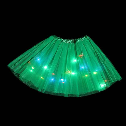2-Piece: Girl's Skirt with LED Lights