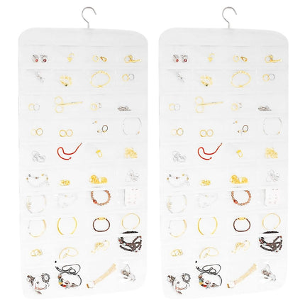 2-Piece: Hanging Jewelry Organizer