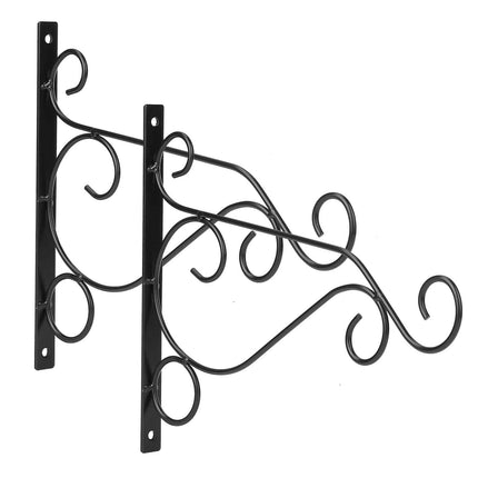 2-Piece: Iron Plant Hanging Bracket Plant Hanger Wall Hooks