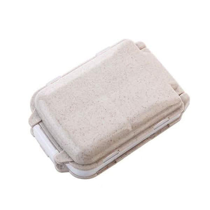 2-Piece: Portable Plastic Pill Box