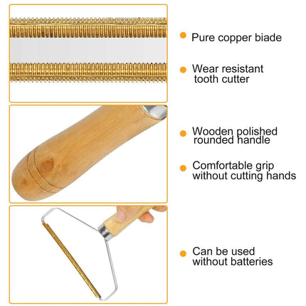 2-Piece: Portable Reusable Double Sided Lint Remover Travel