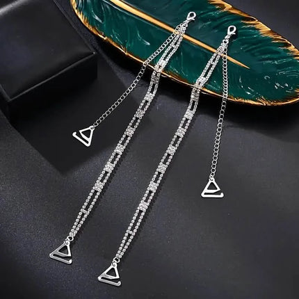 2-Piece Set: Elegant & Sexy Rhinestone Bra Straps