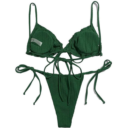 2-Piece Set: Thong Brazilian Bikini Swimsuit