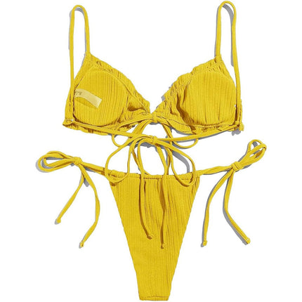 2-Piece Set: Thong Brazilian Bikini Swimsuit