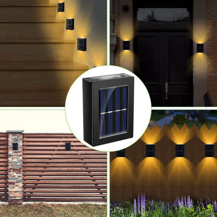 2-Piece: Solar Deck Outdoor Lights