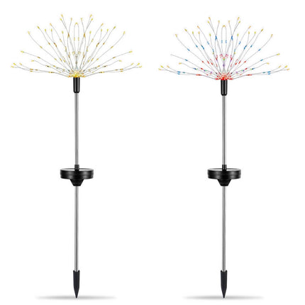2-Piece: Solar Powered Starburst Garden Lights