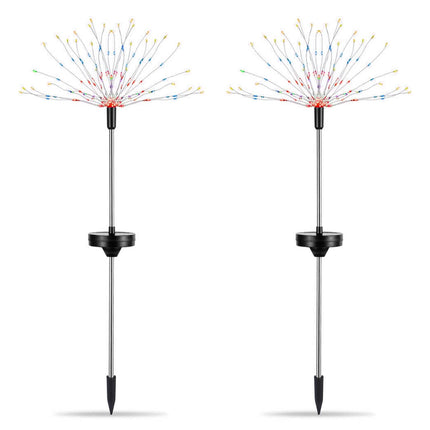 2-Piece: Solar Powered Starburst Garden Lights
