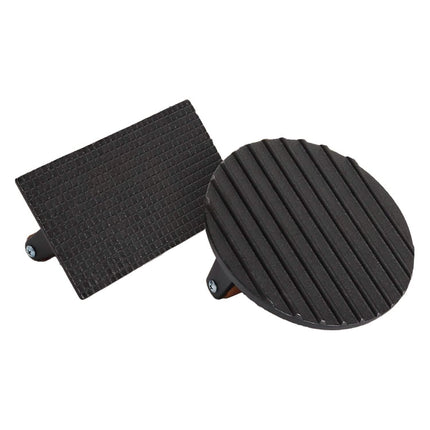 2-Pieces: Cast Iron Grill Press Pre-Seasoned Steak Weights Smash Burger Press