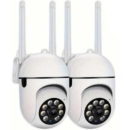2-Pieces: Compact Wireless IP Security Cameras with App Control
